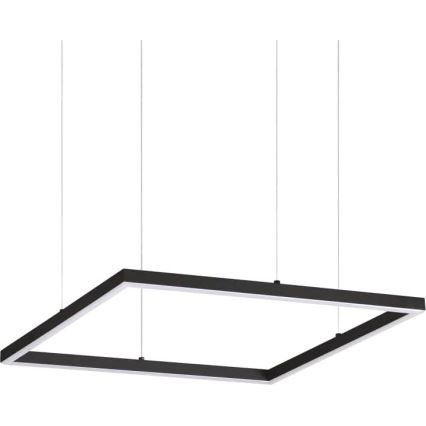 Ideal Lux - Candeeiro suspenso LED ORACLE SLIM LED/33W/230V 3000K 50x50 cm preto