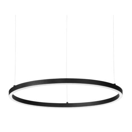 Ideal Lux - Candeeiro suspenso LED com regulação ORACLE SLIM LED/39W/230V 3000K diâmetro 70 cm preto
