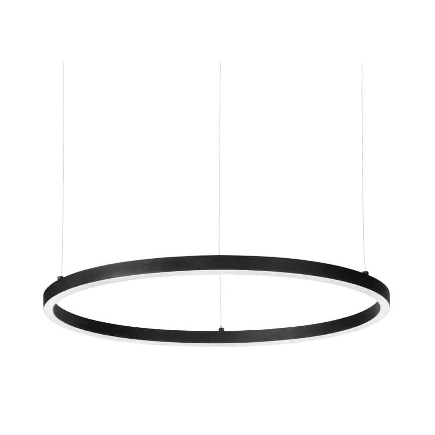 Ideal Lux - Candeeiro suspenso LED com regulação ORACLE SLIM LED/39W/230V 3000K diâmetro 70 cm preto