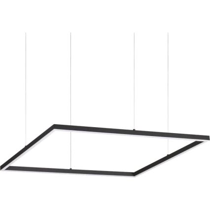 Ideal Lux - Candeeiro suspenso LED ORACLE SLIM LED/41W/230V 3000K 70x70 cm preto