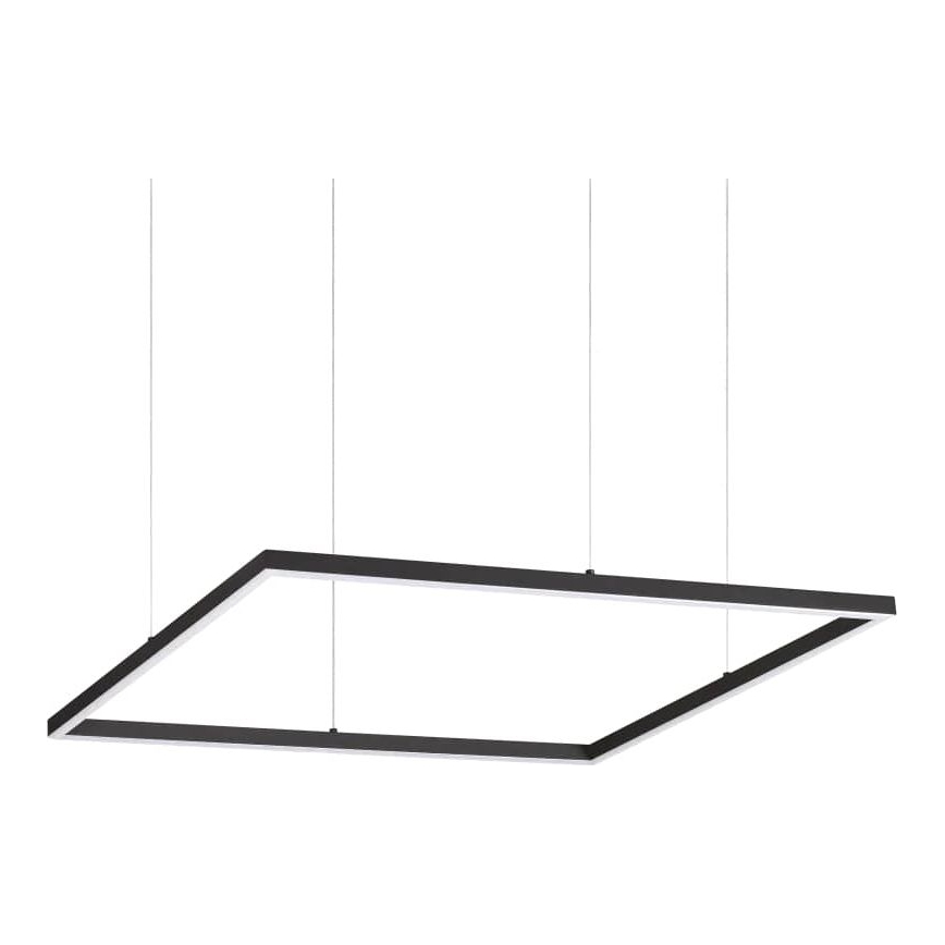 Ideal Lux - Candeeiro suspenso LED ORACLE SLIM LED/41W/230V 3000K 70x70 cm preto