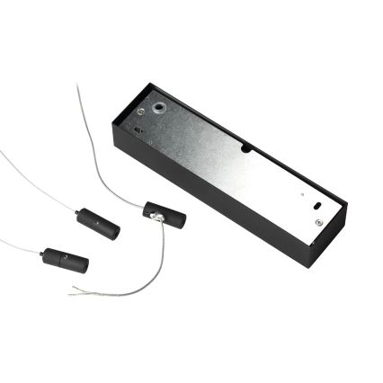 Ideal Lux - Candeeiro suspenso LED ORACLE SLIM LED/41W/230V 3000K 70x70 cm preto