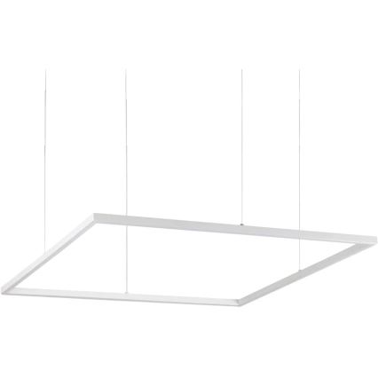 Ideal Lux - Candeeiro suspenso LED ORACLE SLIM LED/53W/230V 3000K 90x90 cm branco
