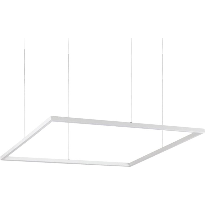 Ideal Lux - Candeeiro suspenso LED ORACLE SLIM LED/53W/230V 3000K 90x90 cm branco