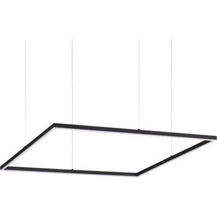 Ideal Lux - Candeeiro suspenso LED ORACLE SLIM LED/53W/230V 3000K 90x90 cm preto