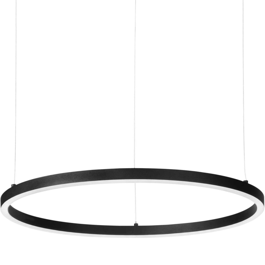 Ideal Lux - Candeeiro suspenso LED ORACLE SLIM LED/55W/230V 4000K diâmetro 90 cm preto
