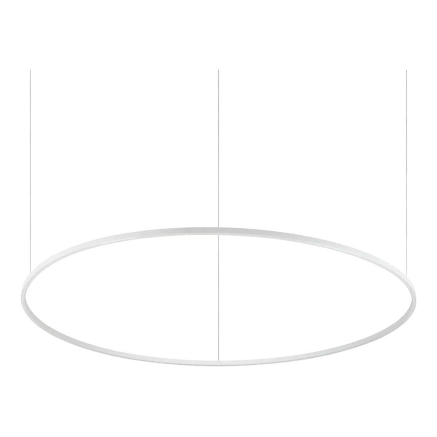 Ideal Lux - Candeeiro suspenso LED ORACLE SLIM LED/83W/230V 2700K diâmetro 150 cm branco