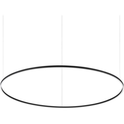 Ideal Lux - Candeeiro suspenso LED ORACLE SLIM LED/83W/230V 2700K diâmetro 150 cm preto