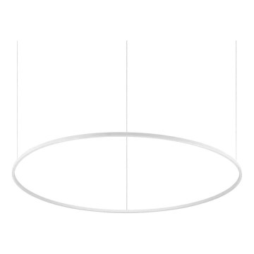 Ideal Lux - Candeeiro suspenso LED ORACLE SLIM LED/89W/230V 3000K diâmetro 150 cm branco