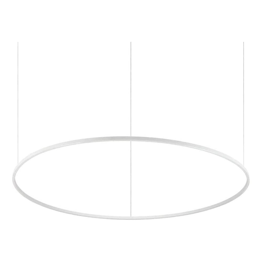 Ideal Lux - Candeeiro suspenso LED ORACLE SLIM LED/89W/230V 3000K diâmetro 150 cm branco