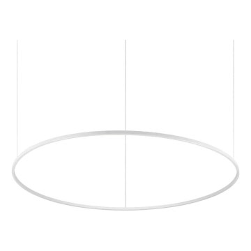 Ideal Lux - Candeeiro suspenso LED ORACLE SLIM LED/89W/230V 4000K diâmetro 150 cm branco
