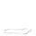 Ideal Lux - Candeeiro suspenso LED WAVES LED/54W/230V CRI 90 branco
