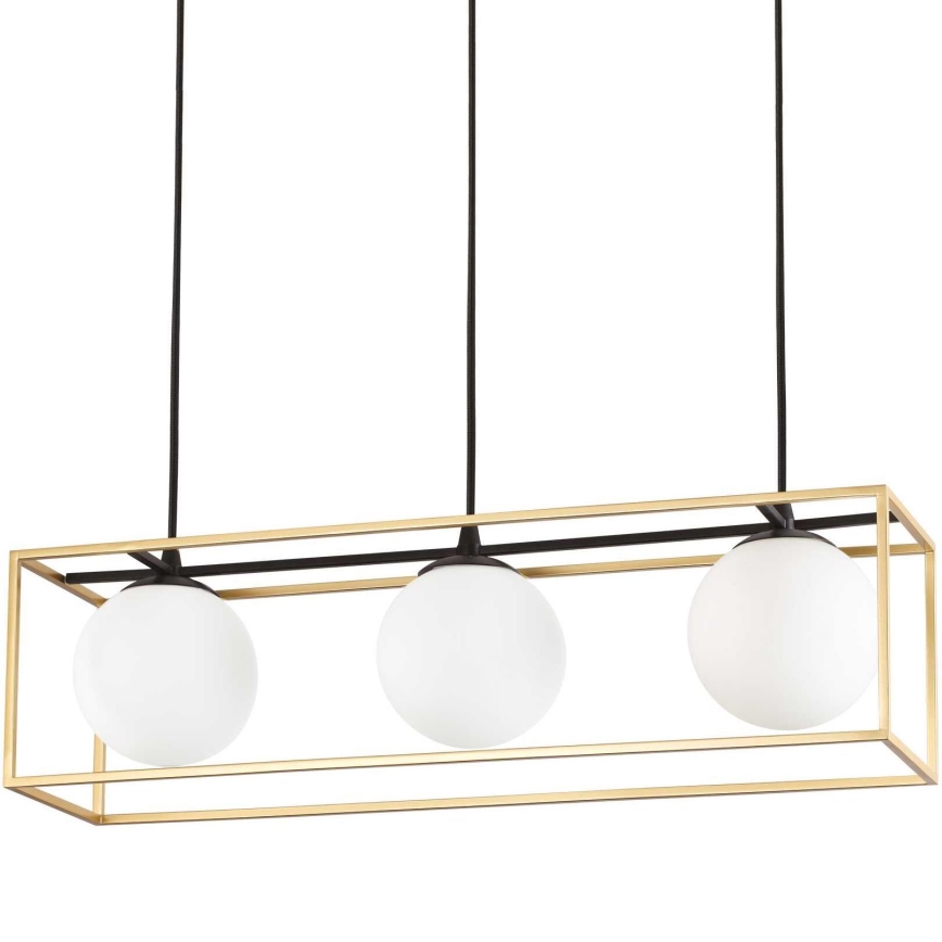 Ideal Lux - Candeeiro suspenso LINGOTTO 3xE14/28W/230V