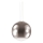 Ideal Lux - Candeeiro suspenso MAPA 1xE27/42W/230V diâmetro 50 cm cinzento/fumado