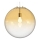 Ideal Lux - Candeeiro suspenso MAPA 1xE27/42W/230V diâmetro 50 cm dourado/fumado