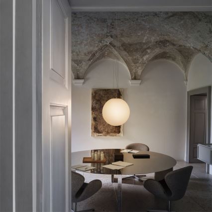 Ideal Lux - Candeeiro suspenso MAPA 1xE27/60W/230V branco