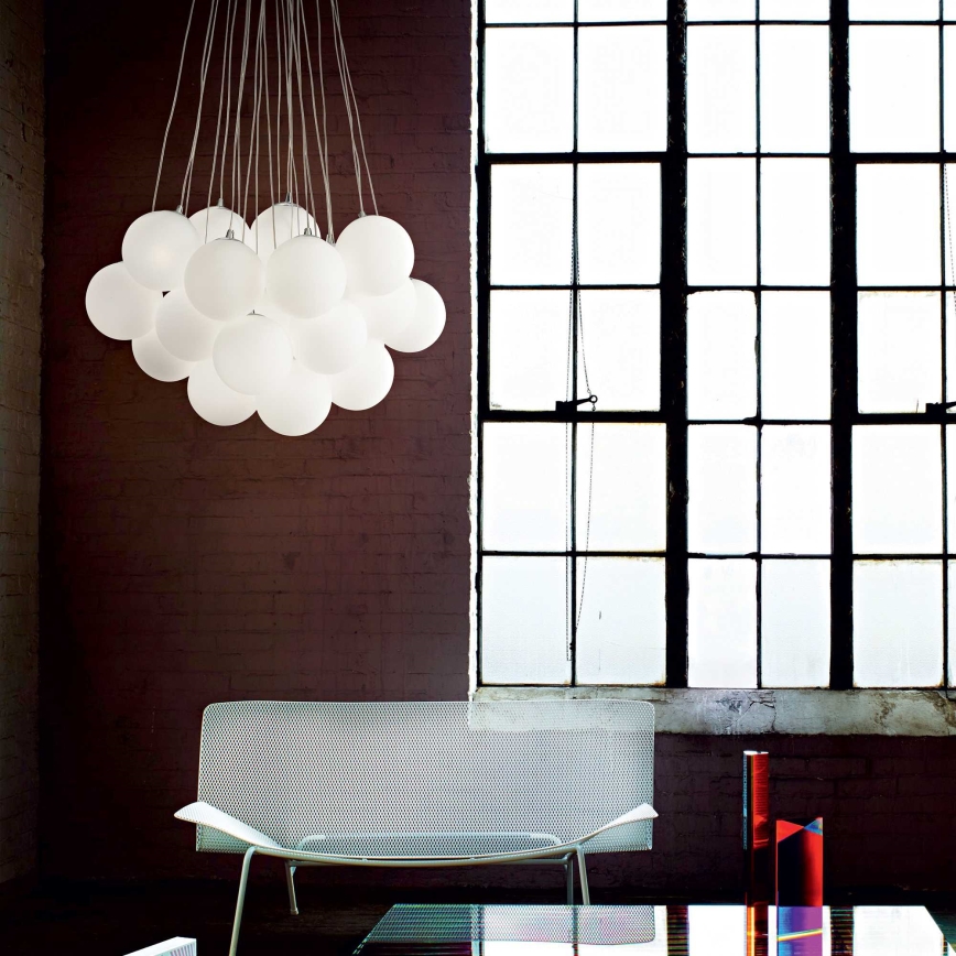 Ideal Lux - Candeeiro suspenso MAPA PLUS 22xE14/40W/230V