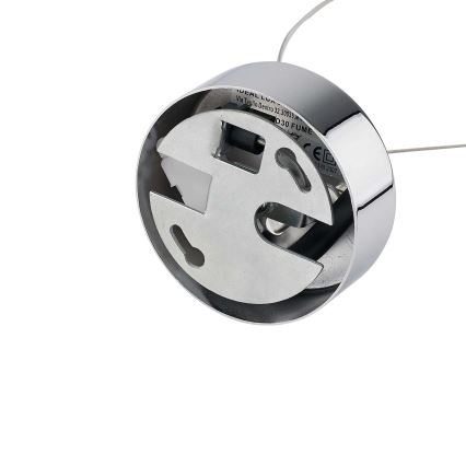 Ideal Lux - Candeeiro suspenso NEMO 1xE27/42W/230V diâmetro 30 cm fumado