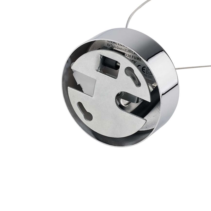 Ideal Lux - Candeeiro suspenso NEMO 1xE27/42W/230V diâmetro 30 cm fumado