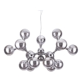 Ideal Lux - Candeeiro suspenso NODI 15xE14/28W/230V cromado brilhante