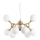 Ideal Lux - Candeeiro suspenso NODI 9xE14/28W/230V latão