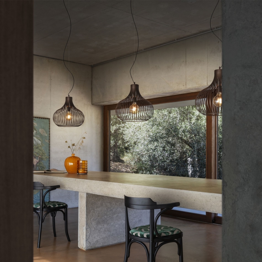 Ideal Lux - Candeeiro suspenso ONION 1xE27/60W/230V diâmetro 59,5 cm