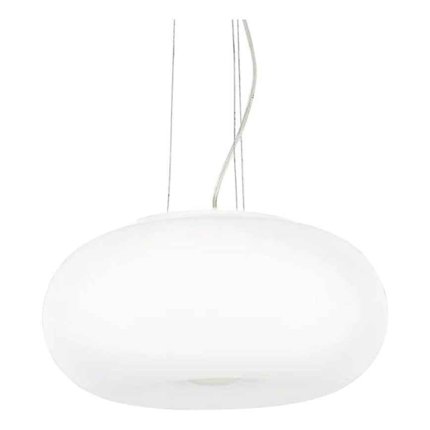 Ideal Lux - Candeeiro suspenso ULISSE 3xE27/60W/230V diâmetro 52 cm branco