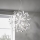 Ideal Lux - Candeeiro suspenso VORTEX 6xE14/40W/230V diâmetro 53 cm prateado/pátina