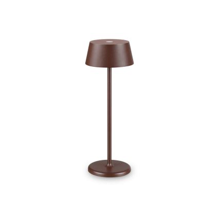 Ideal Lux - Candeeiro de exterior tátil regulável LED PURE LED/1,5W/3,7V CRI 90 IP54 castanho