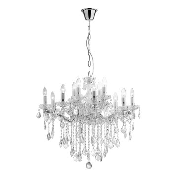 Ideal Lux - Candelabro de cristal 12xE14/40W/230V