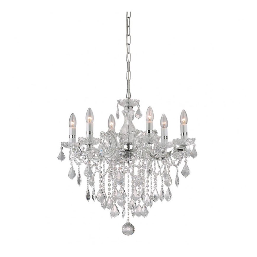 Ideal Lux - Candelabro suspenso  6xE14/40W/230V