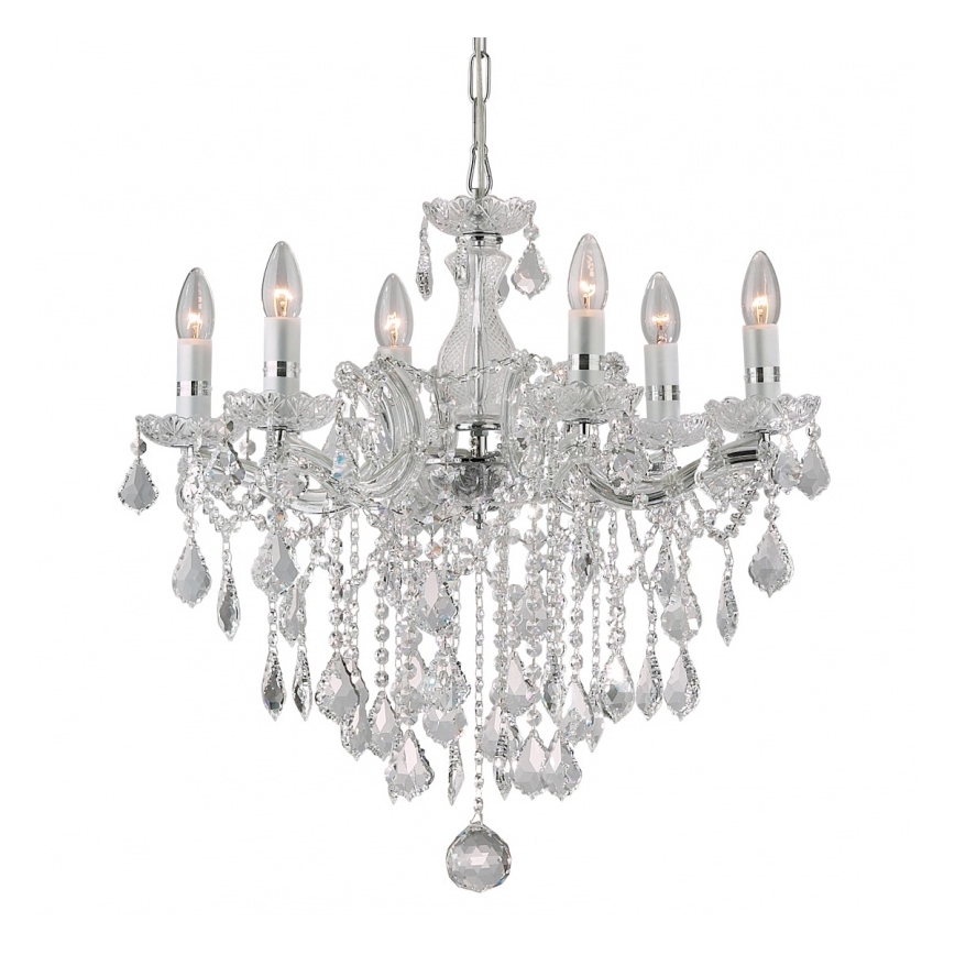 Ideal Lux - Candelabro suspenso  6xE14/40W/230V