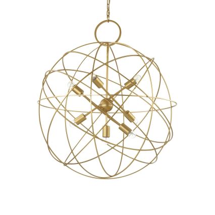 Ideal Lux - Candelabro suspenso KONSE 7xE27/60W/230V