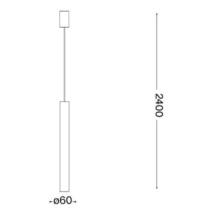 Ideal Lux - Candelabro suspenso LED 1xGU10/7W/230V CRI90 cobre
