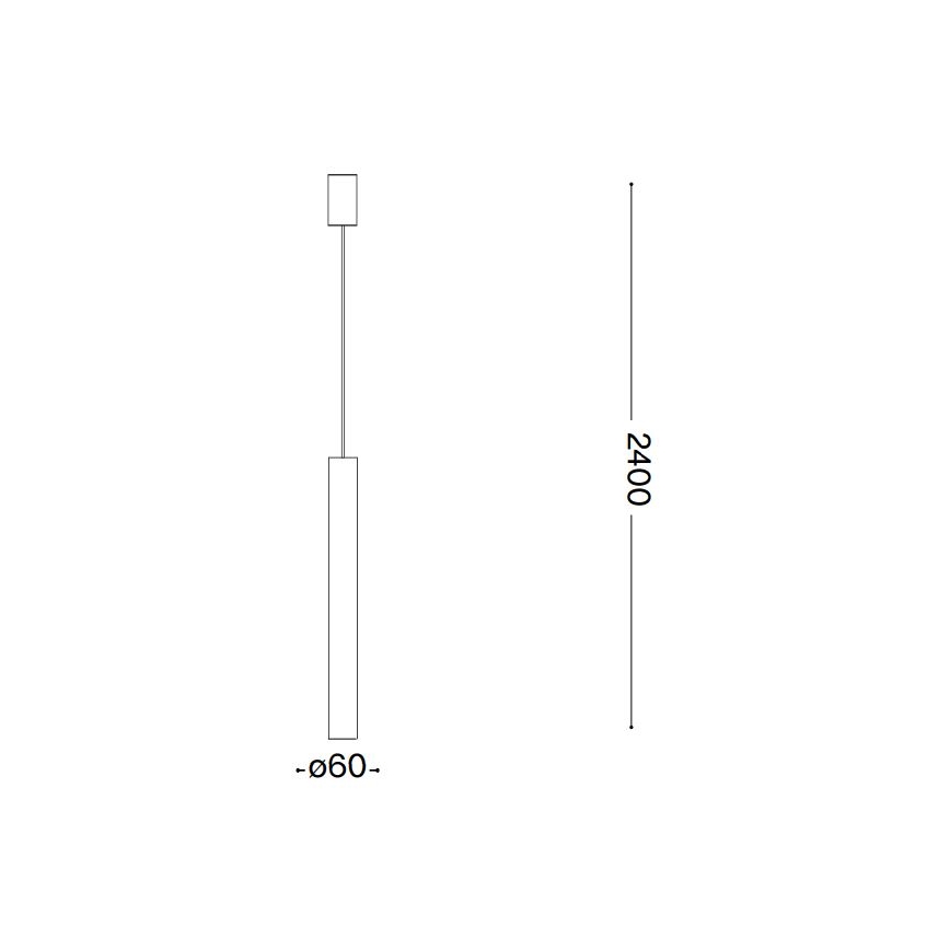 Ideal Lux - Candelabro suspenso LED 1xGU10/7W/230V CRI90 cobre