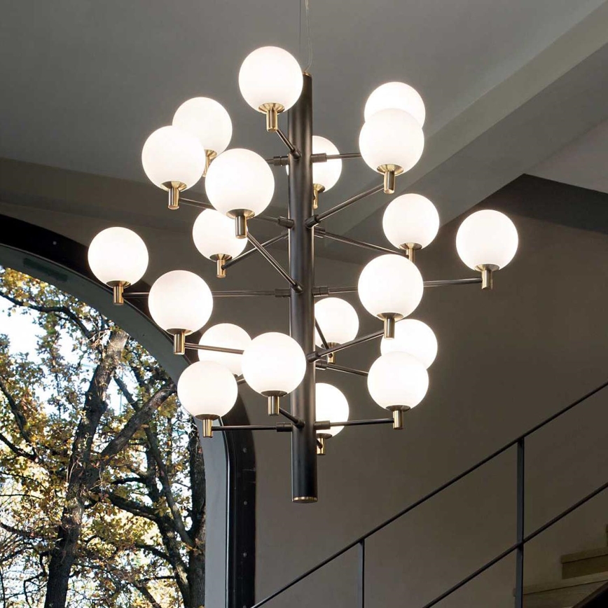 Ideal Lux – Candelabro suspenso LED COPERNICO 20×G9/3.2W/230V