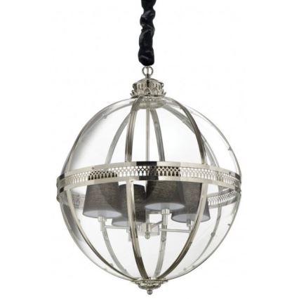 Ideal Lux - Candelabro suspenso WORLD 4xE14/40W/230V
