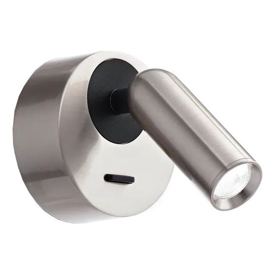 Ideal Lux - Foco de parede LED BEAN LED/3W/230V CRI 90 cromado brilhante
