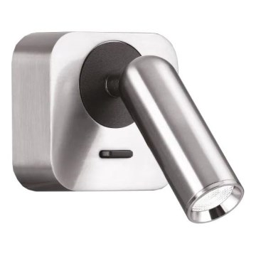 Ideal Lux - Foco de parede LED BEAN LED/3W/230V CRI 90 cromado brilhante