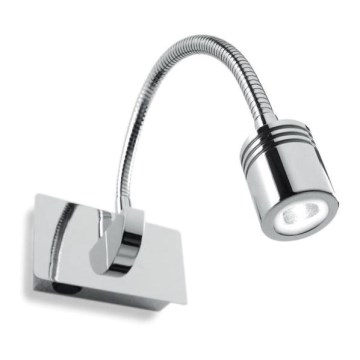 Ideal Lux - Foco de parede LED LED/3W/230V 4000K cromado brilhante