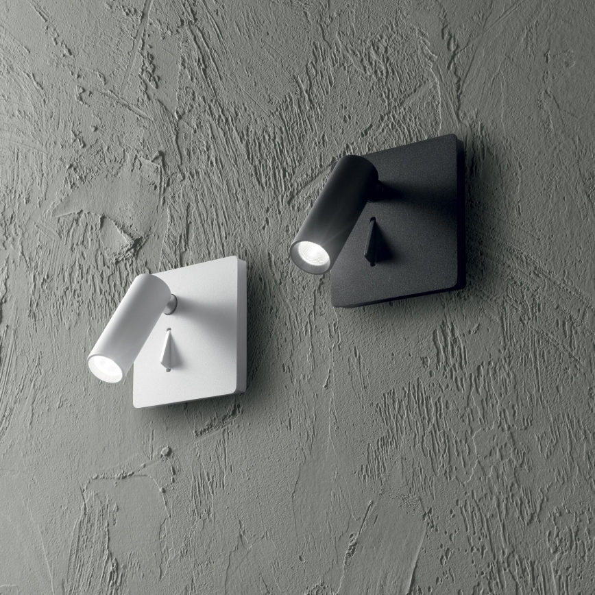 Ideal Lux - Foco de parede LED LITE LED/3W/230V CRI 90 branco