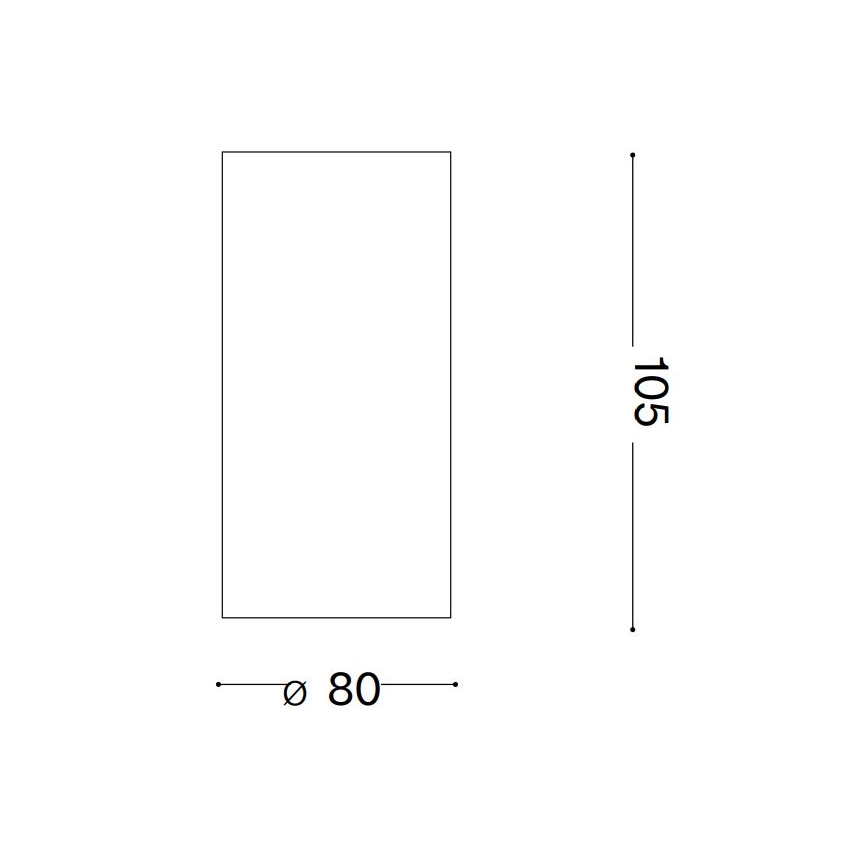 Ideal Lux - Foco LED NITRO LED/10W/230V diâmetro 8 cm CRI 90 branco