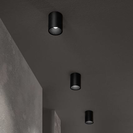 Ideal Lux - Foco LED NITRO LED/10W/230V diâmetro 8 cm CRI 90 preto