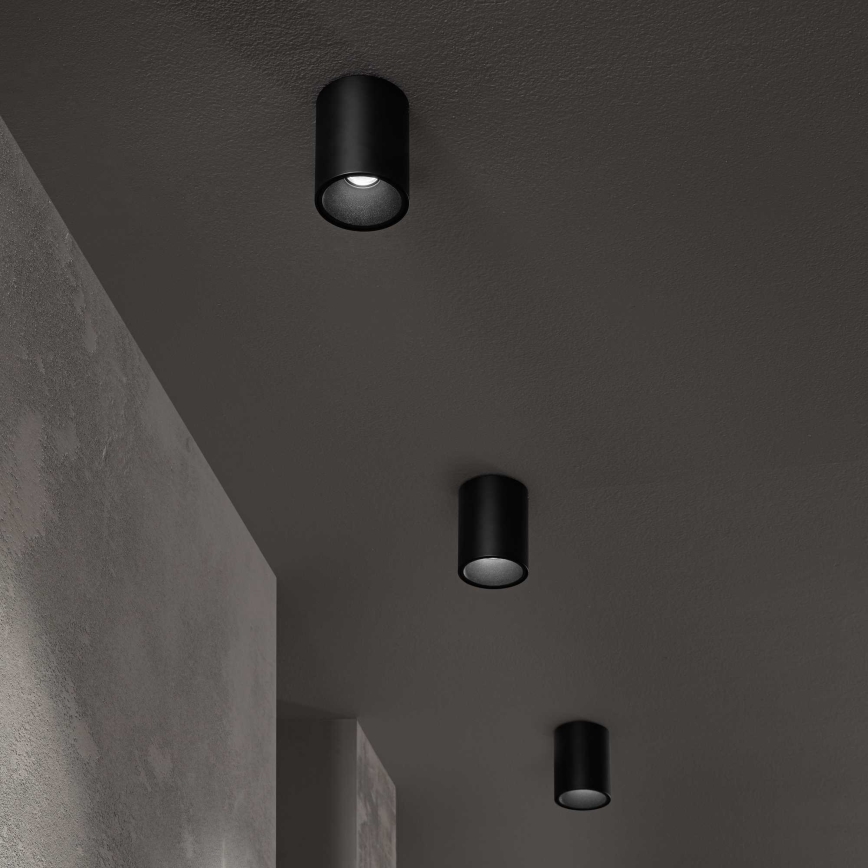 Ideal Lux - Foco LED NITRO LED/10W/230V diâmetro 8 cm CRI 90 preto