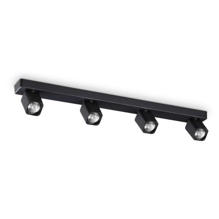 Ideal Lux - Foco LED RUDY 4xGU10/7W/230V CRI 90 preto
