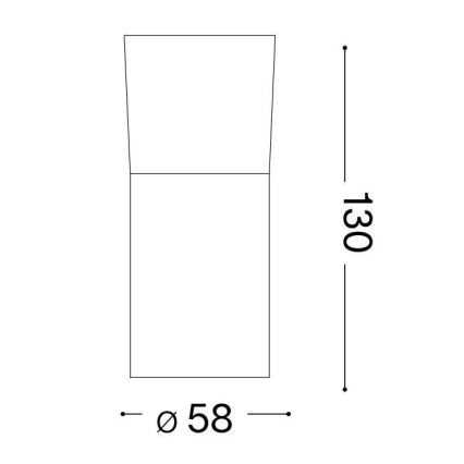 Ideal Lux - Foco LED TOBY 1xGU10/7W/230V CRI 90 branco