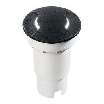 Ideal Lux - Iluminação de caminho de acesso exterior LED CECI 1xGU10/4,5W/230V IP67 preto