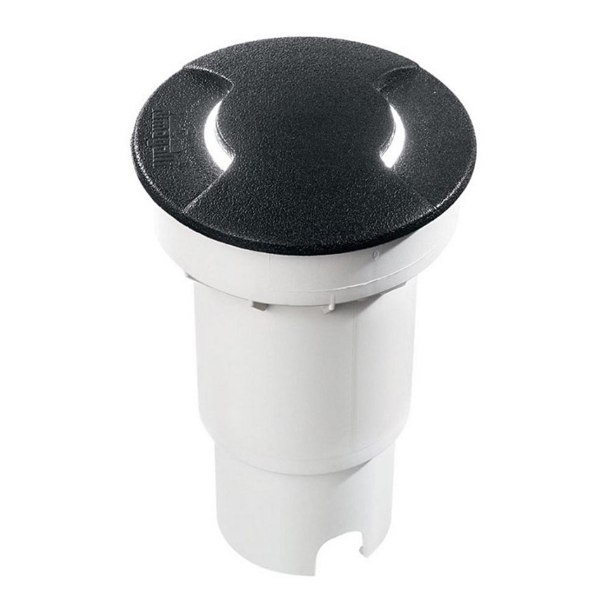 Ideal Lux - Iluminação de caminho de acesso exterior LED CECI 1xGU10/4,5W/230V IP67 preto
