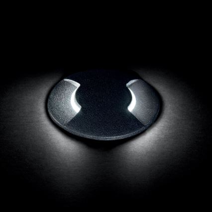 Ideal Lux - Iluminação de caminho de acesso exterior LED CECI 1xGU10/4,5W/230V IP67 preto