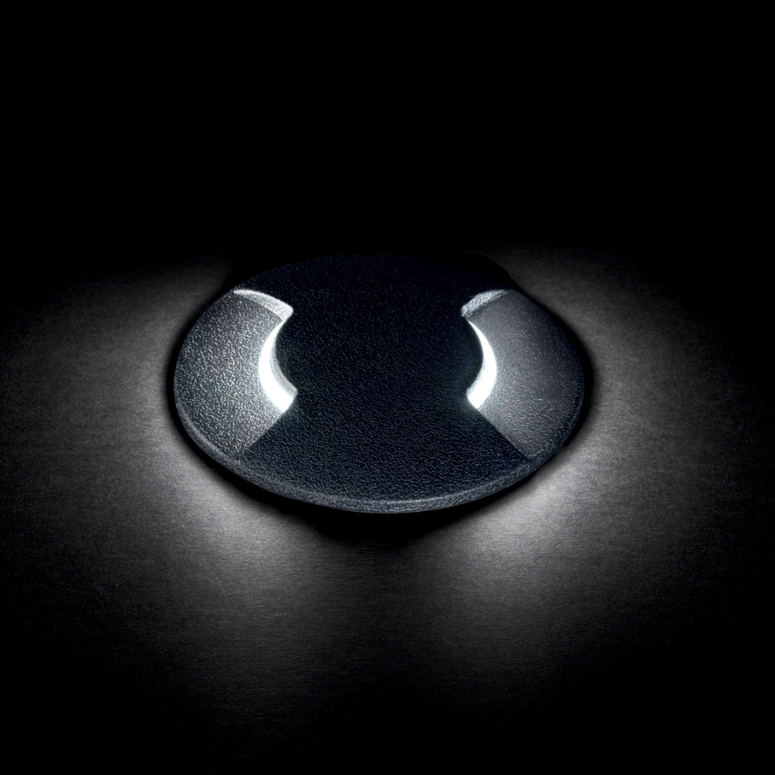 Ideal Lux - Iluminação de caminho de acesso exterior LED CECI 1xGU10/4,5W/230V IP67 preto